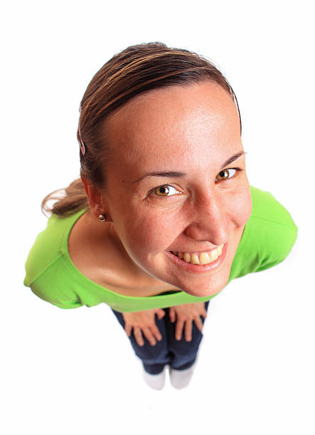 istock Young woman standing against white background 177105908