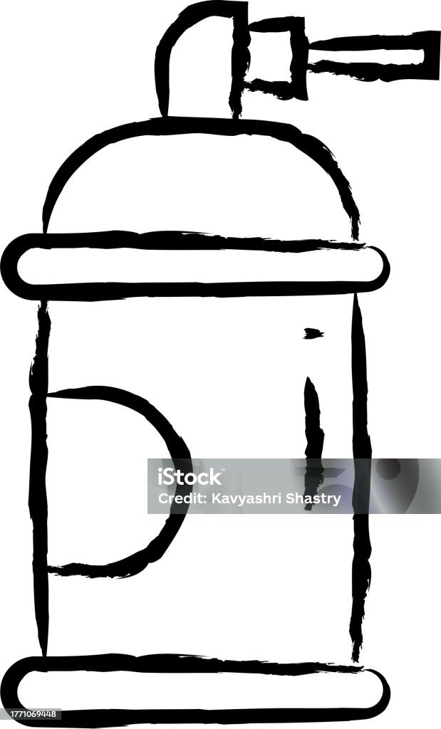Board Spray Vector Spray Hand Drawn Vector Illustration Stock Illustration - Download ...