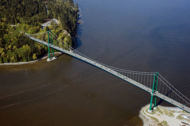 istock Vancouver Aerial - Lions Gate bridge 177108409