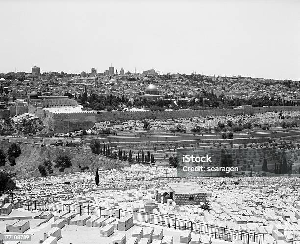 Foto de Jerusalém Do Monte Das Oliveiras e mais fotos de stock de Arcaico - Arcaico, Branco, Capitais internacionais