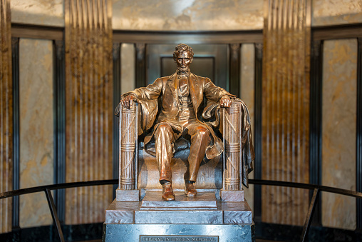 Abraham Lincoln Mausoleum in Springfield, Illinois