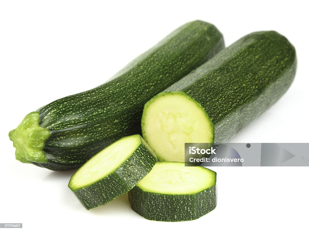 Fresh zucchini Fresh zucchini in closeup Cut Out Stock Photo