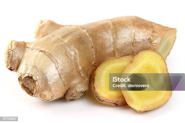 Ginger Root Stock Photo - Download Image Now - Close-up, Condiment, Cut Out