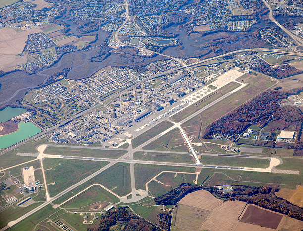 istock Aerial view of Airport 177113018