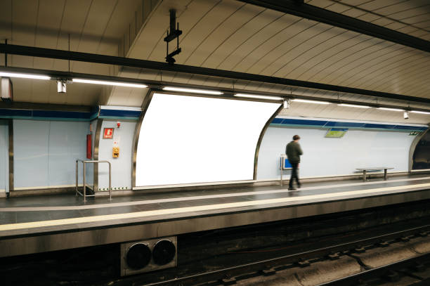 istock Blank billboard in a subway station 1771134176