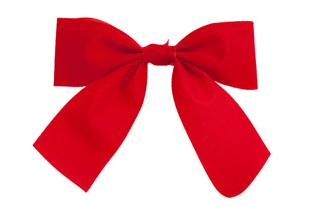 istock Red elegant necktie - a butterfly 177115047