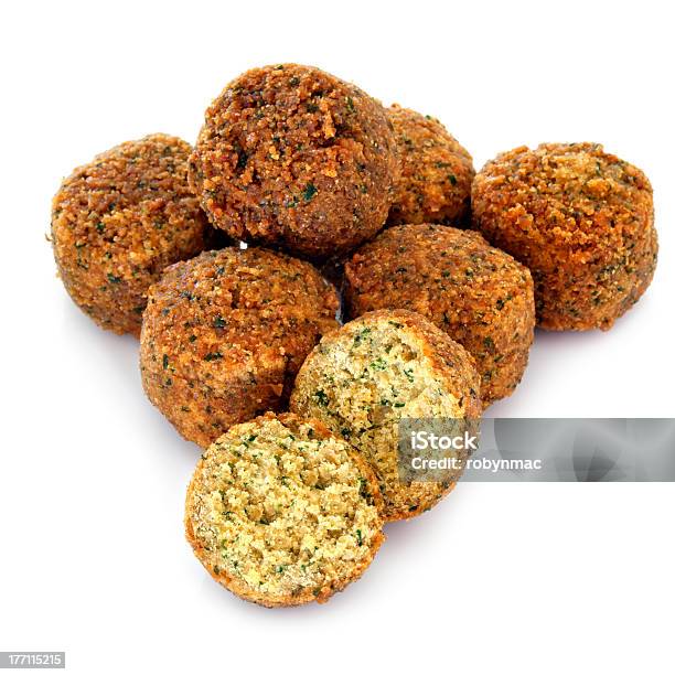 Falafel Stock Photo - Download Image Now - Falafel, White Background, Appetizer