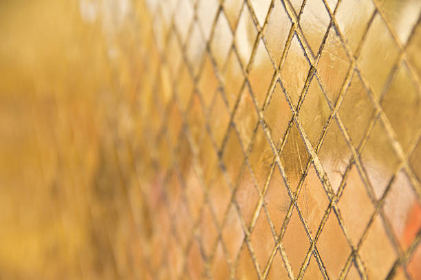 istock Gold tile in the Buddhist temple 177115577