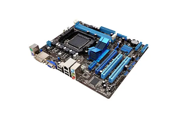 Photo of motherboard