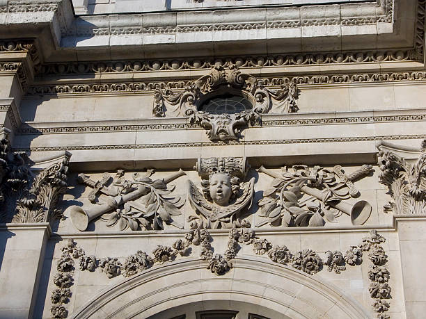 istock St Pauls - carved symbols 177116747