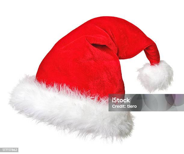 Santa Claus Cap Stock Photo - Download Image Now - Business, Cap - Hat, Celebration