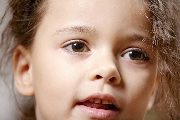 istock Cute girl face closeup 177118353