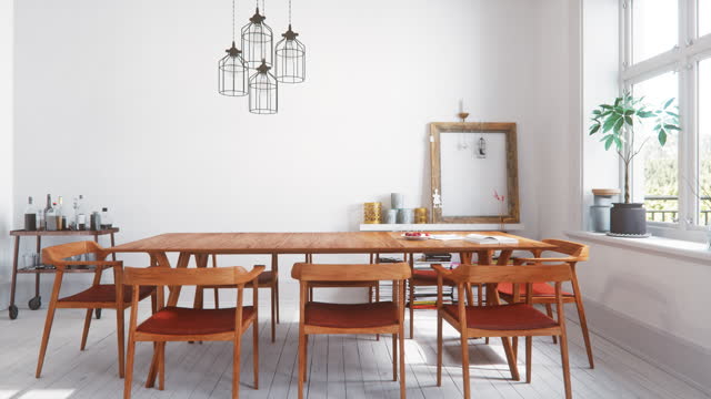 Scandinavian Dining Room Interior