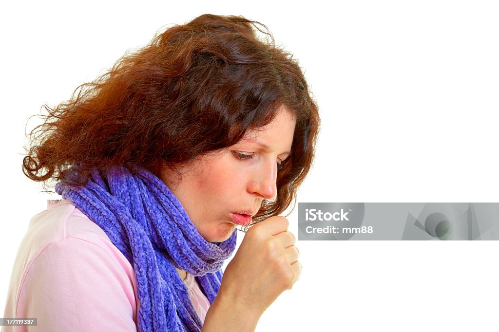 Mujer con virus de la gripe - Foto de stock de 30-34 años libre de derechos
