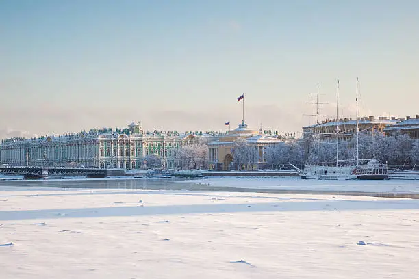 Neva River. Saint-Petersburg. Russia