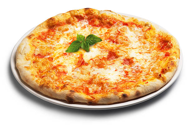 pizza italiana - pizza margherita foto e immagini stock