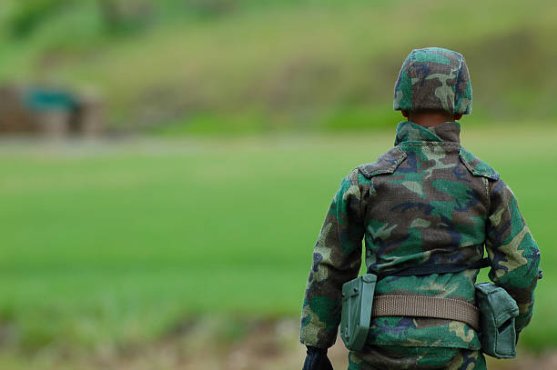 istock Soldier Toy Overlooking Field 177120211