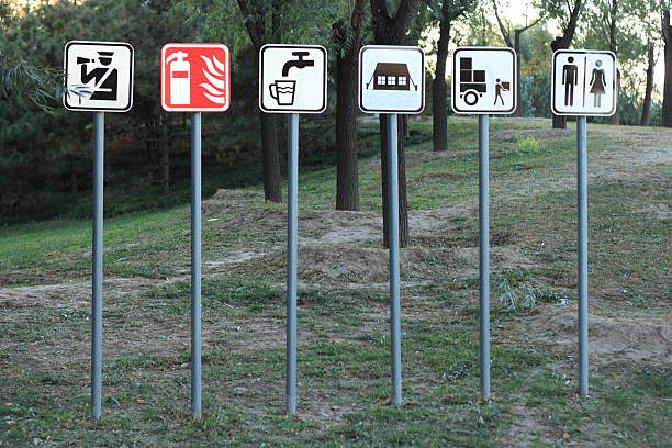 Many kinds of Traffic signs