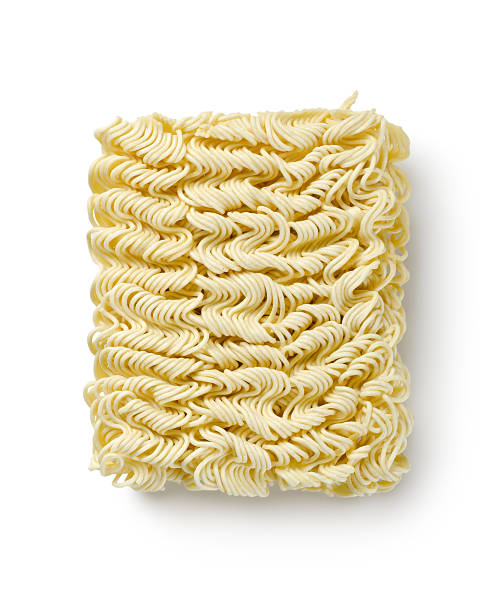 Noodles of fast preparation stock photo