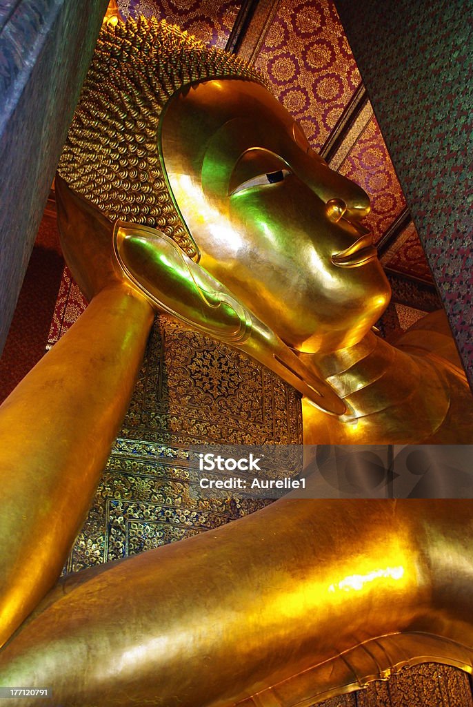 Lying Bouddha in Bangkok - Lizenzfrei Bangkok Stock-Foto