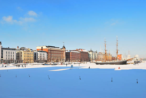 istock Helsinki North Harbour in  winter 177120825