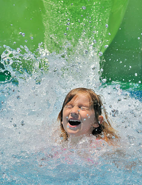 istock Girl playing in the water. 177120882