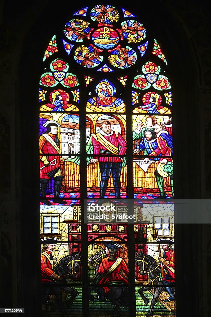 Stained стекла окна - Стоковые фото Австрия роялти-фри