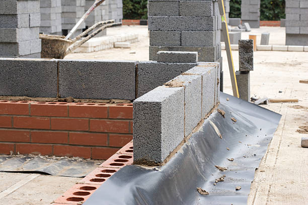 istock Cross Section Of A Newly Built Wall 177121056
