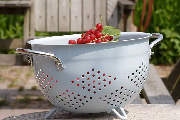 Colander with redberries