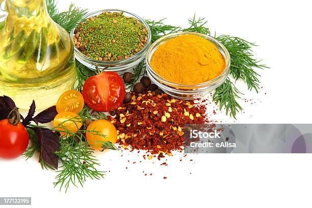 Foto de Ingredientes Para Cozinhar e mais fotos de stock de Alimentação Saudável - Alimentação Saudável, Amarelo, Azeite