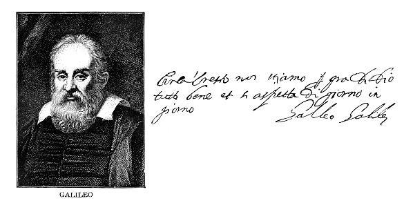 Galileo di Vincenzo Bonaiuti de' Galilei (15 February 1564 – 8 January 1642 ), commonly referred to as Galileo Galilei was an Italian astronomer, physicist and engineer, sometimes described as a polymath
Portrait with handwritten text and signature
Original edition from my own archives
Source : Picture Magazine Vol.1 1893