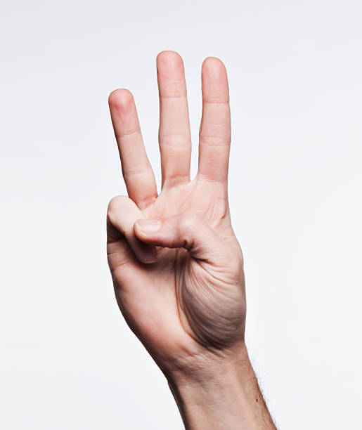 w - deaf american sign language hand sign human hand - fotografias e filmes do acervo