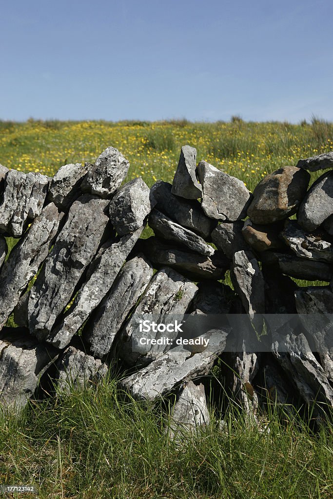 Mur de pierres, Burren trajet, Clare, Irlande - Photo de Doolin libre de droits