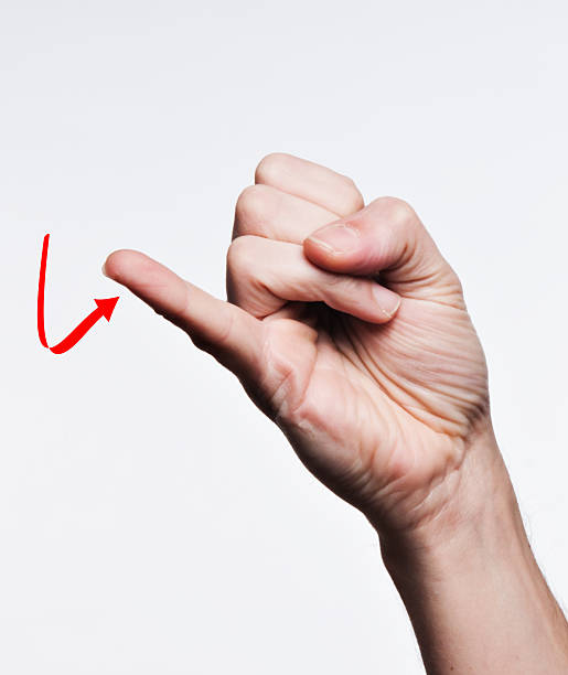 j - western script sign human hand human finger 뉴스 사진 이미지