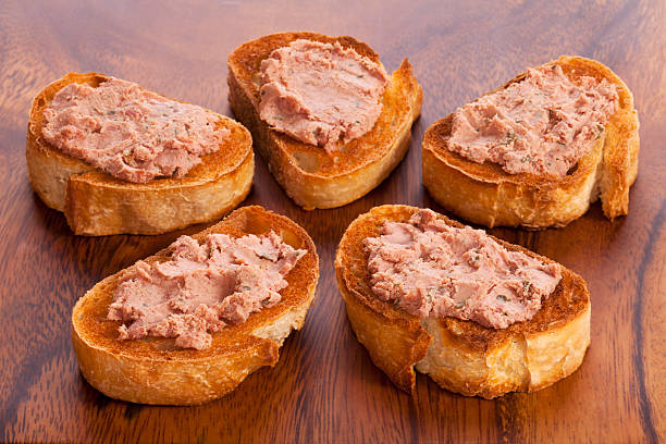istock Pate and Toast on a Wooden Board 177123488