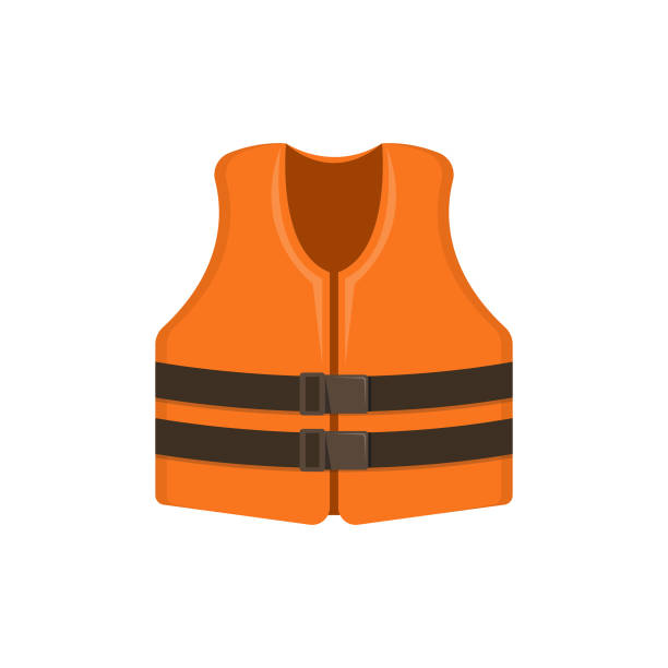 значок спасательного жилета векторный дизайн. - life jacket safety isolated sea stock illustrations