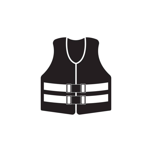 schwimmwesten-symbol-vektor-design. - life jacket isolated life belt nobody stock-grafiken, -clipart, -cartoons und -symbole