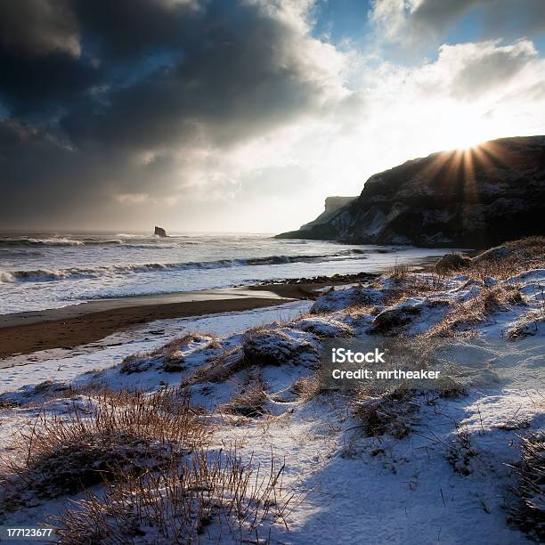 Photo libre de droit de Nab Noir banque d'images et plus d'images libres de droit de Plage - Plage, Hiver, Neige