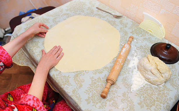 istock The woman prepares dough 177123678