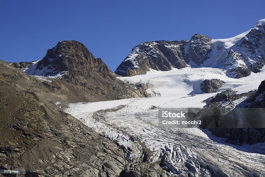 Morteratsch glacier - Стоковые фото Icefall роялти-фри