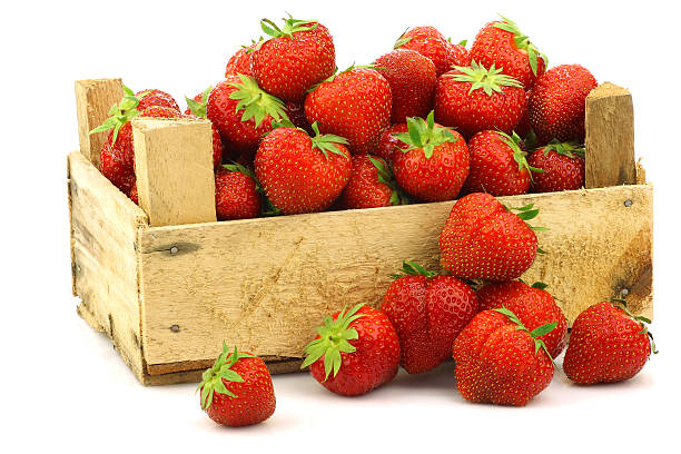 istock fresh strawberries in a wooden box 177125559