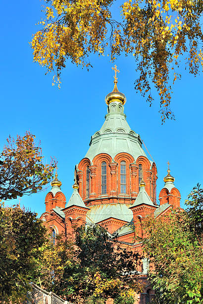 istock Helsinki. Assumption Cathedral in  autumn 177125799