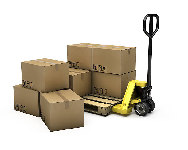 istock Pallet Truck and boxes 177126316