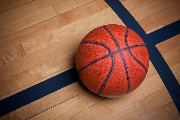 istock Basketball on the court 177126550