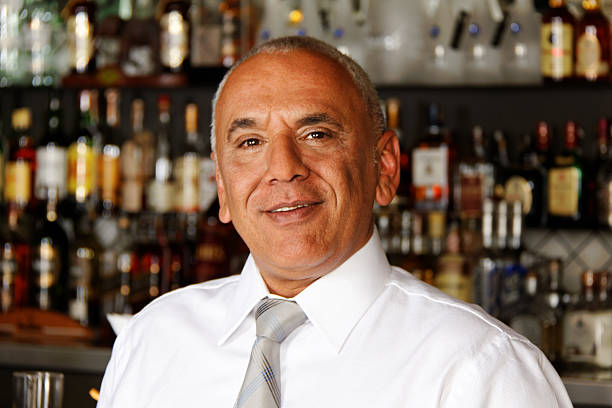 istock Businessman in a bar 177127401