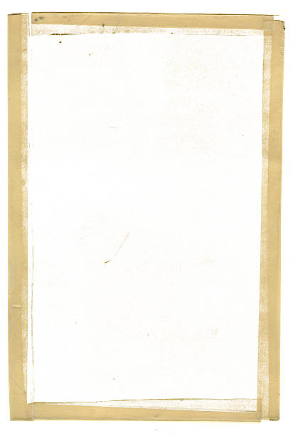 istock Frame - Yellowed Grunge Masking Tape 177127636