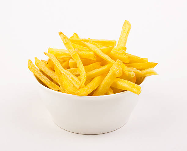French fries stock photo
