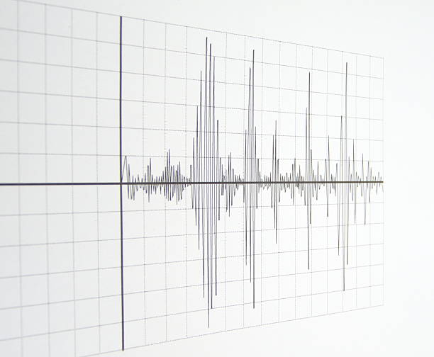 seismograph table with lines 2004 indian ocean earthquake and tsunami stock pictures, royalty-free photos & images