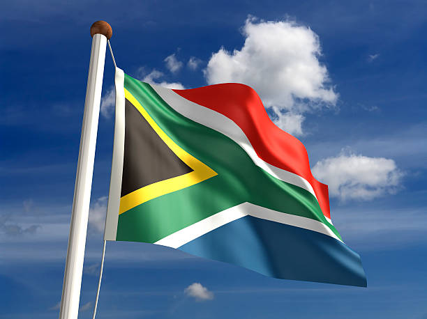istock South Africa flag (with clipping path) 177130813