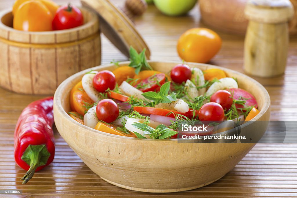 Salade de tomates et de calmar - Photo de Aliment libre de droits